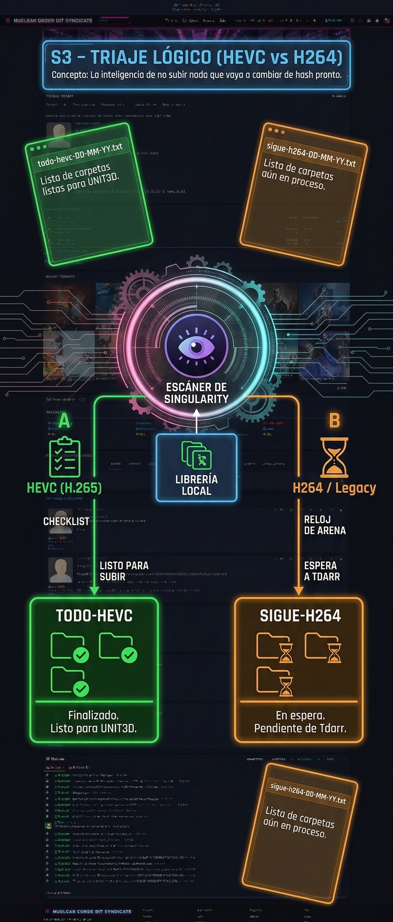 S3 - Triaje Lógico (HEVC vs H264)